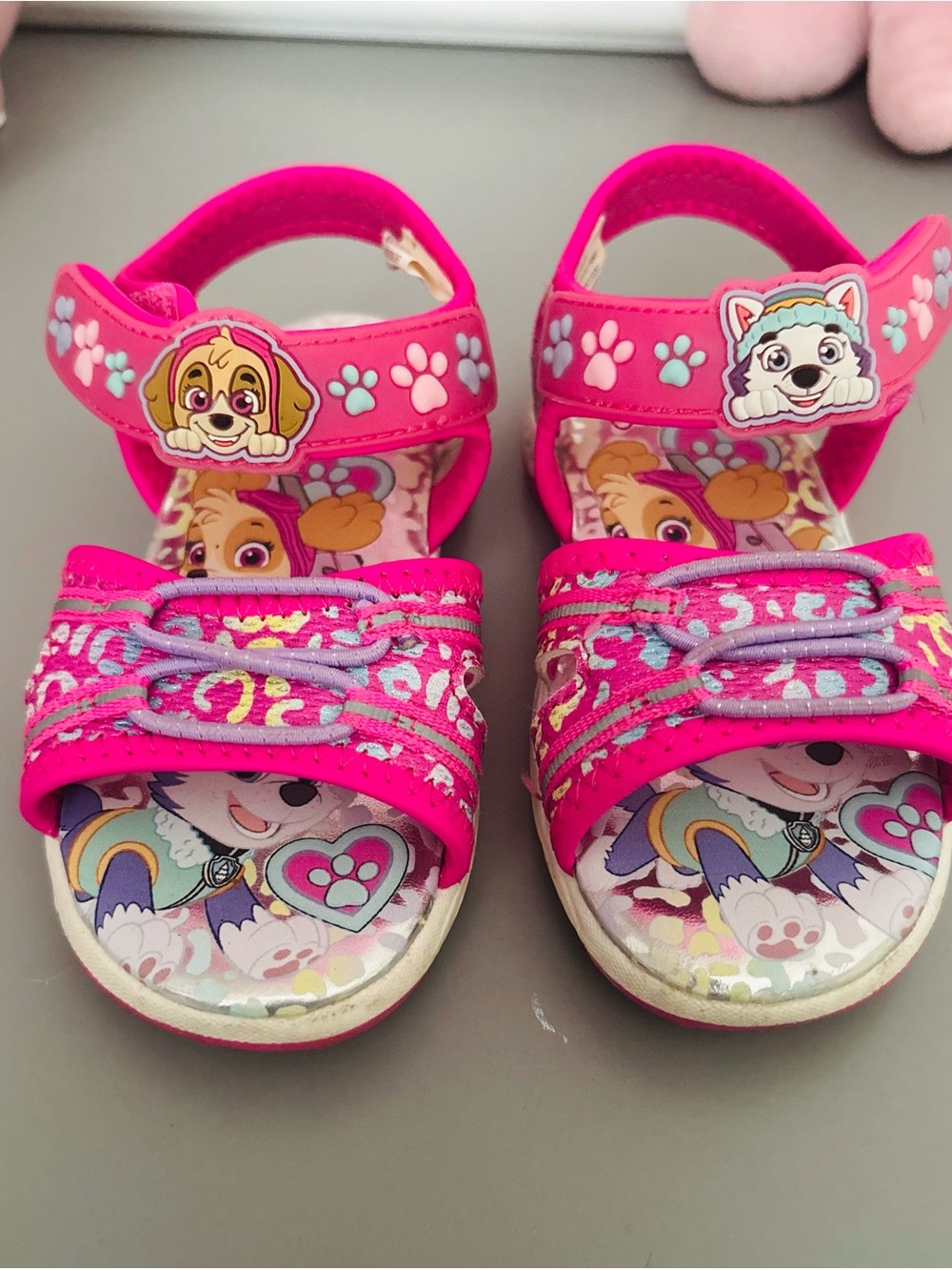 Paw Patrol Girls' Pink Sandals size 8
